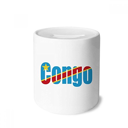 Tirelire motif Congo en céramique, une idée cadeau originale pour petit