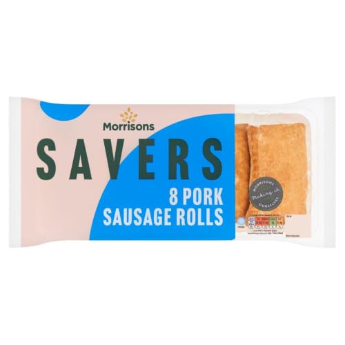Morrisons Savers 8 Pork Sausage Rolls 480g