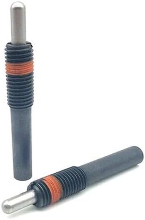 Ochoos 1pcs M12 Light Duty Spring Plunger Telescopic Spring pin Carbon Steel Locating Allen pins Inner Hexagon Bolt 5mm-20mm Length - (Dimensions: M12x15mm)