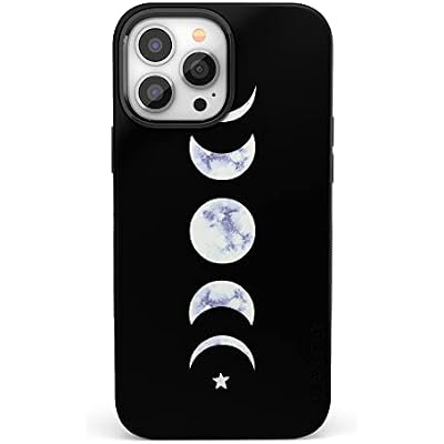 Casely iPhone 13 Pro Max Case | Compatible with MagSafe | It's Just a Phase | Marble Moon Case
