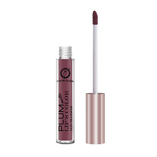 Image of Colors Queen Plum Matte Non Transfer, Water Proof, Liquid Lipstick, (22 - Blissful Berry, 7ml)