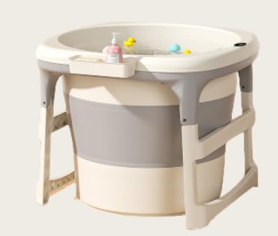 Bañera de bebé con asiento, bañera plegable para bebé,elevado, plegable, sensible al tacto, lavabo de ducha portátil,Adultos y niños