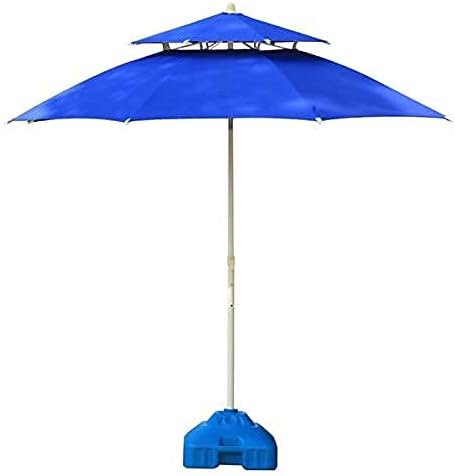 Sun Parasol Umbrella Garden Parasols 7.5ft/9ft Double Top Patio Umbrella, Outdoor Sun Shade for Beach/Pool/Garden Umbrellas Round Sunscreen Good