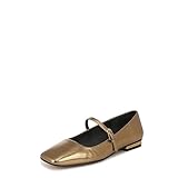 Franco Sarto Womens Tinsley Mary Jane Flats Mary Jane Flat Bronze Metallic 9 M