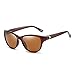 Produktbild BLEVET Polarisierte Sonnenbrille Mode Design für Damen UV-Strahlen BX007 (Brown Frame Brown Lens)