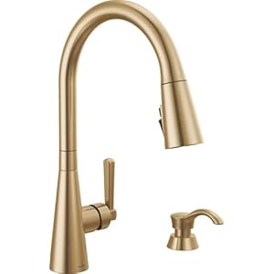 Delta Boyd Brushed Gold Kitchen Faucet...