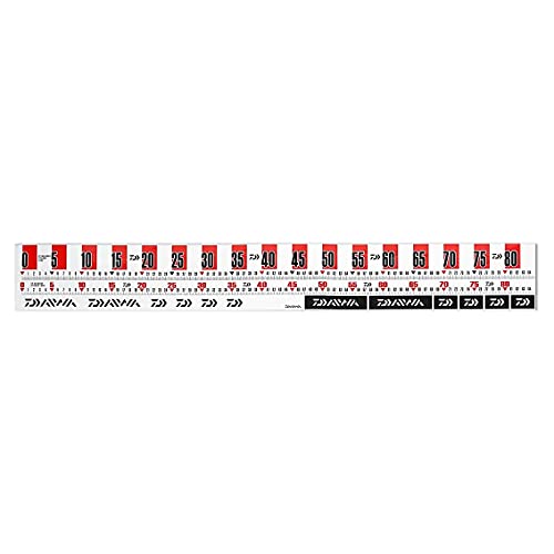 DAIWA CP Measure Sticker Long Red