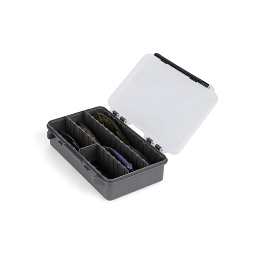 Image of Plano StowAway 3600 Deep Stow Tackle Box with Corrosion-Preventive Rustricor, Single Latch Design, Transparent DuraView Lid, Stackable Storage for Fishing Bait, Lures and Gear