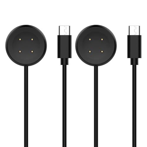 Charger Cable Compatible for Google Pixel Watch 2 Magnetic USB Type-C Charging Cord Accessories Replacement for Pixel Watch 2/Fitbit Ace Lte/Versa 4/Versa 3/Sense 2/Sense Smartwatch 3.3Feet