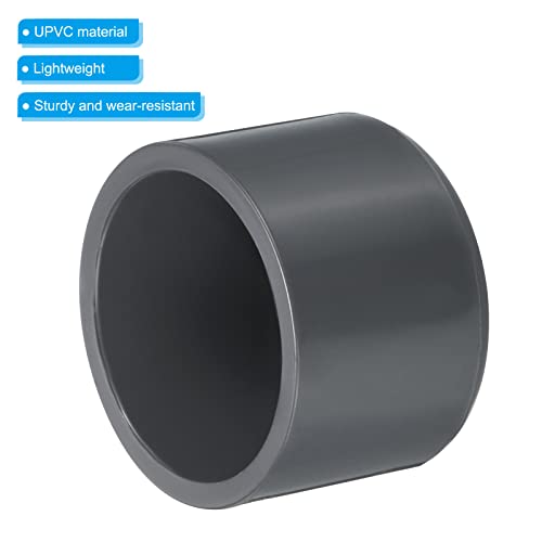 PATIKIL 20mm UPVC Pipe End Cap Fitting, 20 Pack Furniture Grade Plug Coupling Socket for DIY Garden, Grey - Image 4