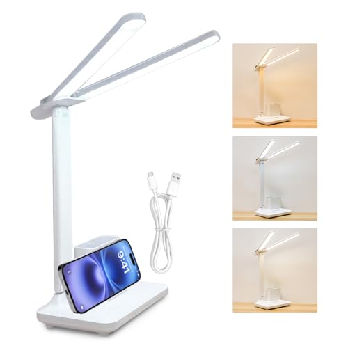 Lampe de bureau LED protection des yeux dimmable USB pour lire