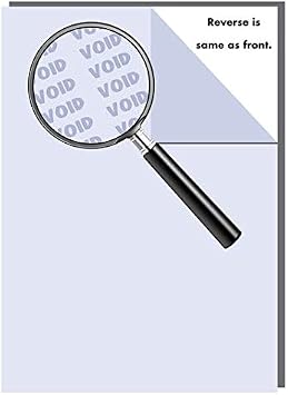 Laser Print Non-Prescription Security Paper SGP-26, with Hidden "Void" Pantograph Both Sides, Bond Blue 24-lb, 11" x 17", 500 Sheets/Pack