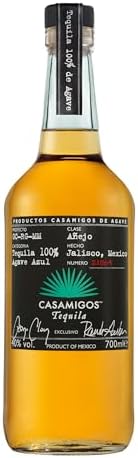Casamigos Anejo Tequila | 40% vol | 70cl | Notes of Caramel & Vanilla | Small Batch Sipping Tequila | Recommended for Cocktails & other Alcohol Drinks | Made from Blue Weber Agave