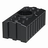 GreenLife Zisterne Flachtank 2000 Liter Solo Ink. 3 Anschlüsse DN 100 mit Gummidichtung - Regenwasserbehälter BZW. Regenwassertank unterirdisch für Regenwasser, 90 cm, Schwarz