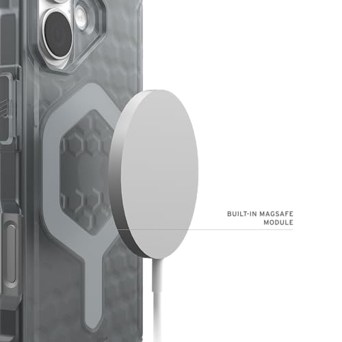 Image of Urban Armor Gear UAG Essential Armor Magnetic Compatible, Rugged Slim Sleek Shockproof Anti-Slip Military Grade Protective Case /Cover Designed for iPhone 17 (2025) - Ash