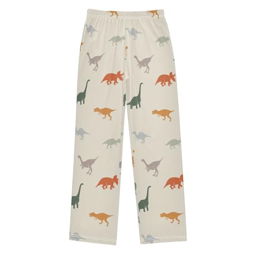 Dinosaurs Silhouettes Boys Pants for Kids Jogger Pants with Pockets S-XL