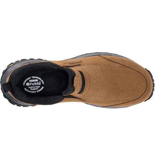 FitVille Men's Wide Slip on Shoes Hiking Walking Loafers with Arch Support by FitVille - Used condition - Image 8