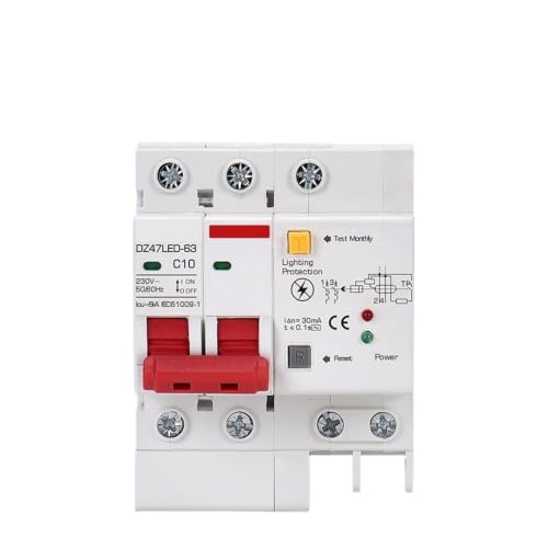 Disyuntor DZ47LED con protección contra rayos SPD y tecnología RCBO