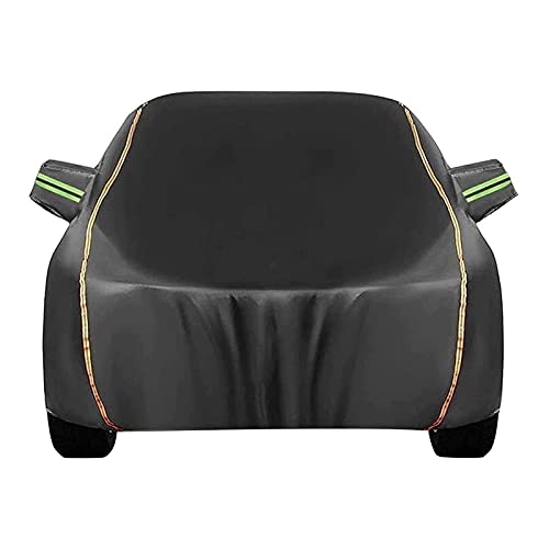 [Materiale Premium] Telo Copriauto Antigrandine Oxford 210D e la superficie è impermeabile. Può essere impermeabile al 100% senza alcuna penetrazione. Il materiale altamente riflettente ha una buona protezione solare e resistenza ai raggi UV, che possono garantire che l'auto sia fresca nella calda estate. Il cotone idrofilo spesso protegge la vernice dell'auto ed è più resistente.