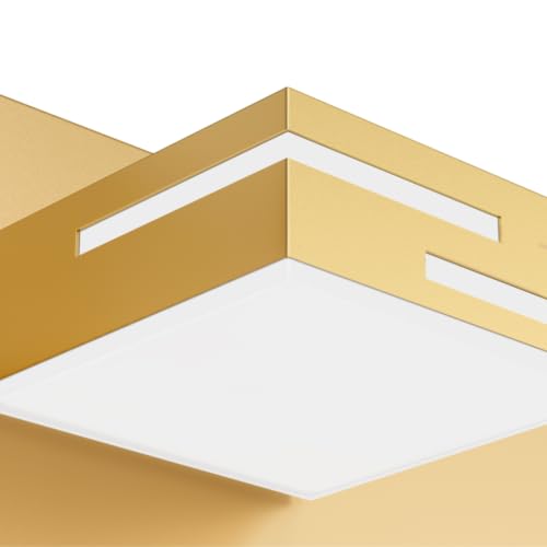 Image of LED Modern Bathroom Vanity Light Fixtures, Dimmable Gold Vanity Lights for Bathroom Lighting Fixtures Over Mirror, with 360 Rotatable Heads 8-Light 54-inch (Cool White 6000K)