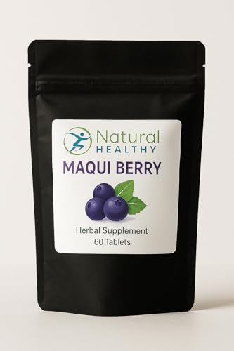 Maqui Berry 1000mg Tablets - Pack of 60 - High in Natural Compounds