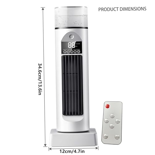 Ventilateur de climatisation portable avec brumisateur fraîcheur continue