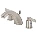 Kingston Brass FB8958NDL NuvoFusion Widespread Bathroom Faucet, 5" in Spout Reach, Brushed Nickel