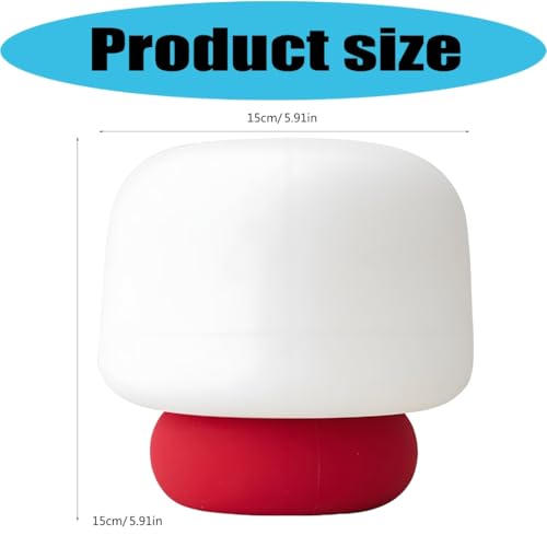 Lámpara de noche portátil de silicona recargable USB miniatura 5