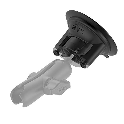 Ram Mounts Twist-Lock Suction Cup Base Rap-224-1U Compatible With Ram B Size 1" Ball Components #TOP2