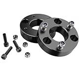 2' Front Leveling Lift kit for Dodge Ram 1500 2006-2024 4WD, Lifronkit Raise 2 Inch Front Strut Spacers Compatible with Dodge Ram Suspension Lift Kits 2006-2023 Black Anodized(new version)