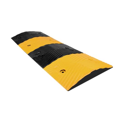 Ralentisseur caoutchouc robuste 100x30x3cm contre la vitesse
