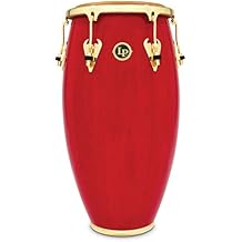 Latin Percussion LP Matador 11-3/4" Wood Conga - Red/Gold Tone