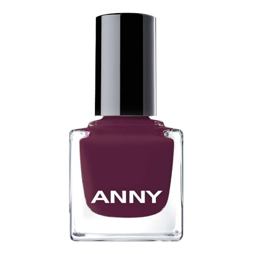 ANNY Nail Polish – Hochwertiger Farb-Nagellack mit langanhaltendem Glanz, splitterresistent und schnelltrocknend, Farbe: Cheeky Plum Berry - 15 ml