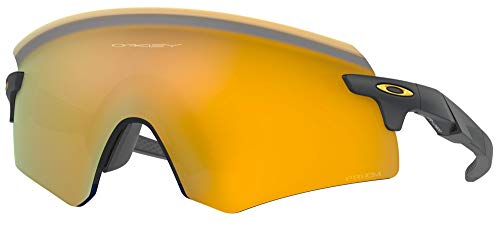 Óculos de Sol Oakley Encoder 0OO9471 947104 Tam 36 / Cinza Escuro - Lentes Prizm 24K