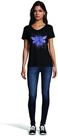 Hanes Women's Short Sleeve V-Neck Graphic T-Shirt