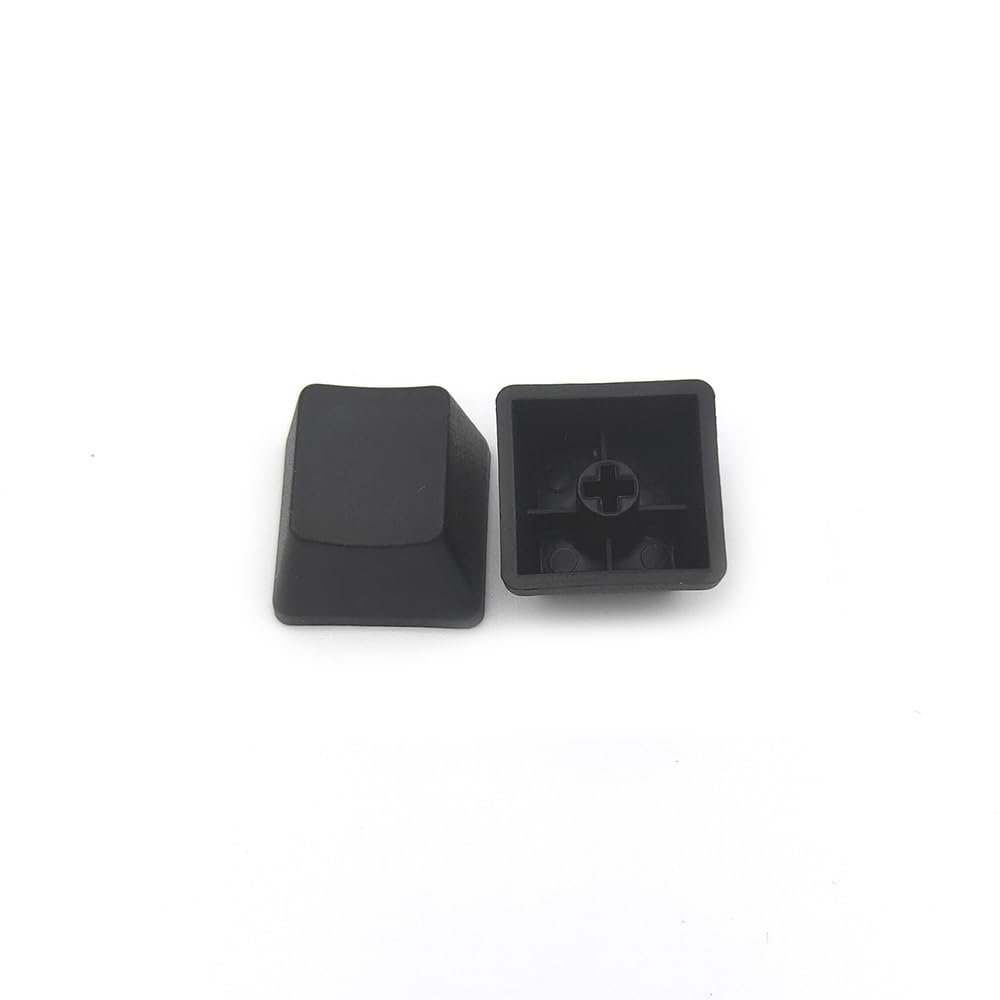 OEM Profile Blank Black Keycaps PBT Material 1U R4 Keycap for MX switches Mechanical Keyboard (Black, 100pcs)