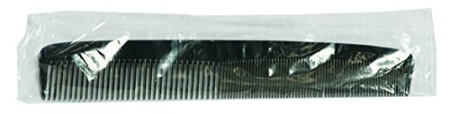 Club Classic Black Individually Wrapped Combs 7" 144 per box