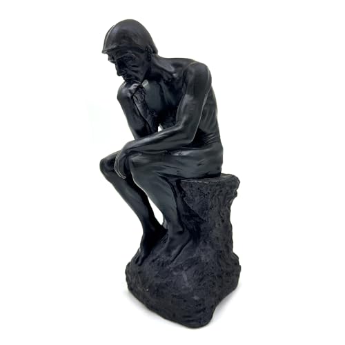 Estatua de Pensador de Resina de 10 pulgadas miniatura 4