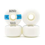  Bones 100s OG Formula V4 - Ruedas anchas para monopatín (53 mm), color blanco