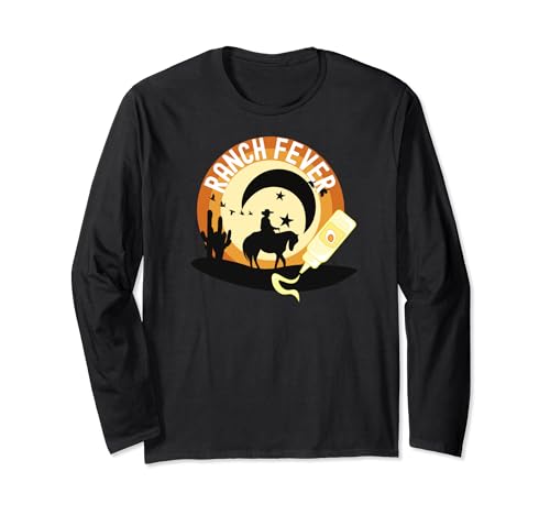 Camisa de vestir rancho - Ranch Fever Cowboy Cowgirl Manga Larga