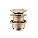 hansgrohe Ablaufgarnitur Push-Open für Waschtisch- und Bidetmischer, Brushed Bronze