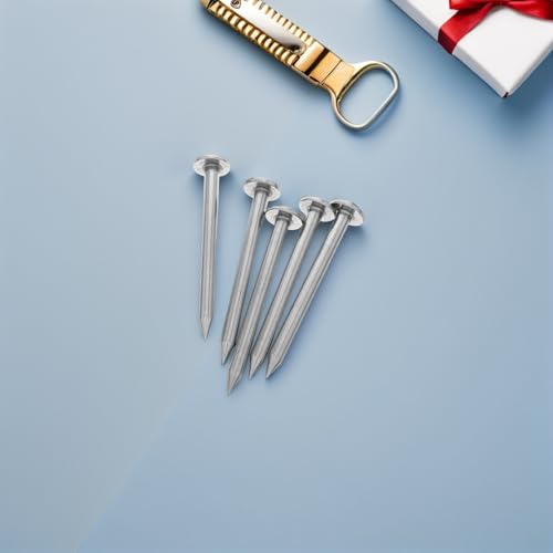 8 Piezas de acero inoxidable para control de césped resistente al desgaste 4