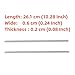 Laptop Rubber Feet Strips Replacement for Microsoft Surface Laptop Go for Laptop Rear Cover Non-Slip Silicone Bumper Feet Strip Grey