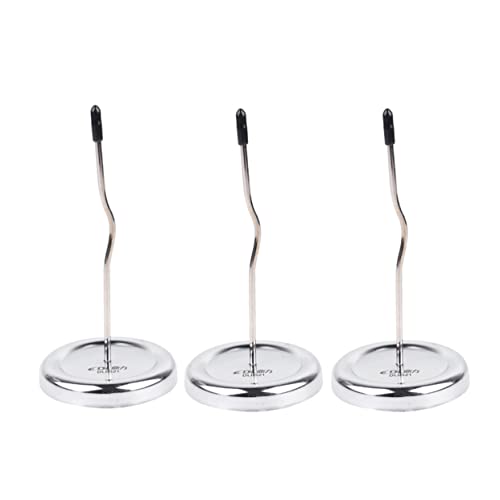 NAMOARLY Bill Holder Desk Curved Rod Check Curved Rod Sturdy Round Base Order Rack for Restaurant Office