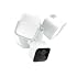 Blink Wired Floodlight Camera With 1-Year Subscription Smart security camera, 2600 lumens, HD live view, person detection, built-in siren, Works with Alexa (White)
