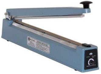 AIE-405P 16" Impulse Hand Sealer with 5mm Seal Width, 16" Seal Length, 8 mil Seal Thickness, Food and Non-food Applications, Commercial and Home Use