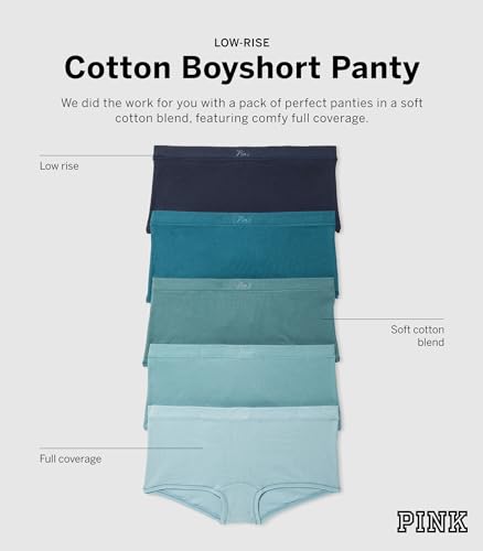 Victoria's Secret PINK Cotton Boyshort Panty Pack, Women's Underwear (XS-XXL)4