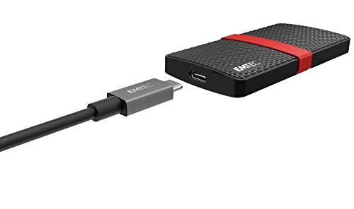 EMTEC 128 GB SSD 3.1 Gen1 - Bärbar Lagring på Språng