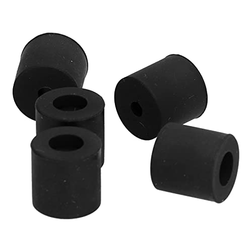 10Pcs 16mm Silicone Leveling Columns for 3D Printer Hot Bed Stable Buffer Heat Bed Mounts Non Sticky Good Heat Resistance Reduce Vibration Easy Installation Removal