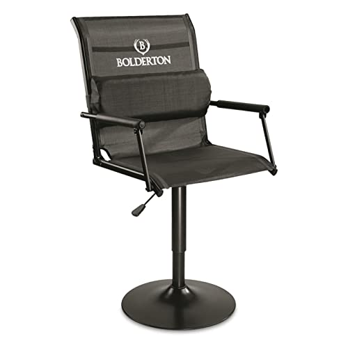 Bolderton XL Swivel Tower Hunting Blind Chair, Swivel Hunting Chair